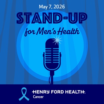 Stand Up for Mens Health on May 7 with Microphone