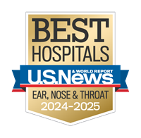 US News Badge for Best Hospitals, Ear Nose Throat