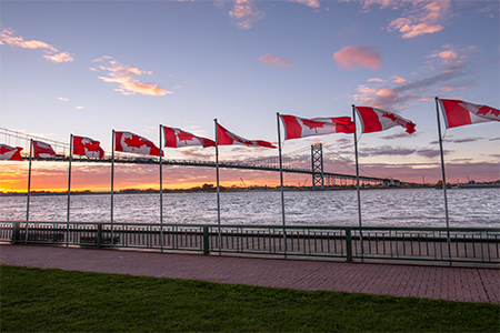 Canadian Flags