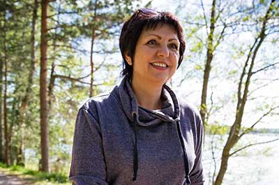 woman walking after joint replacement