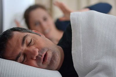 man sleeping