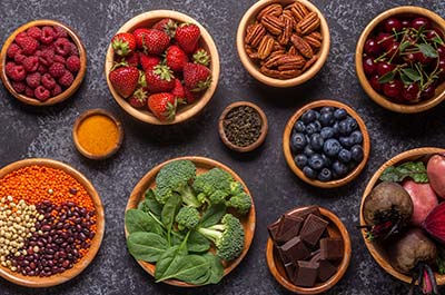 variety of antioxidants