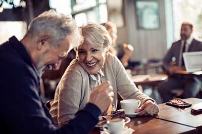 couple having coffee