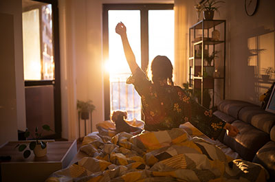 sleeping in for heart health