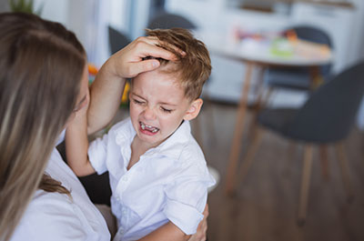 toddler head bumps