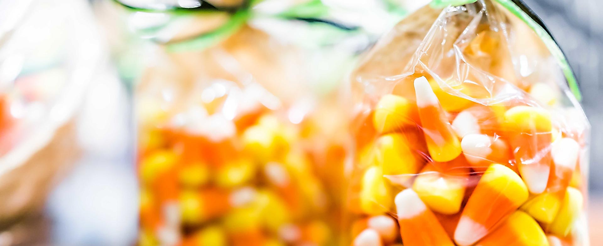bags of candy corn