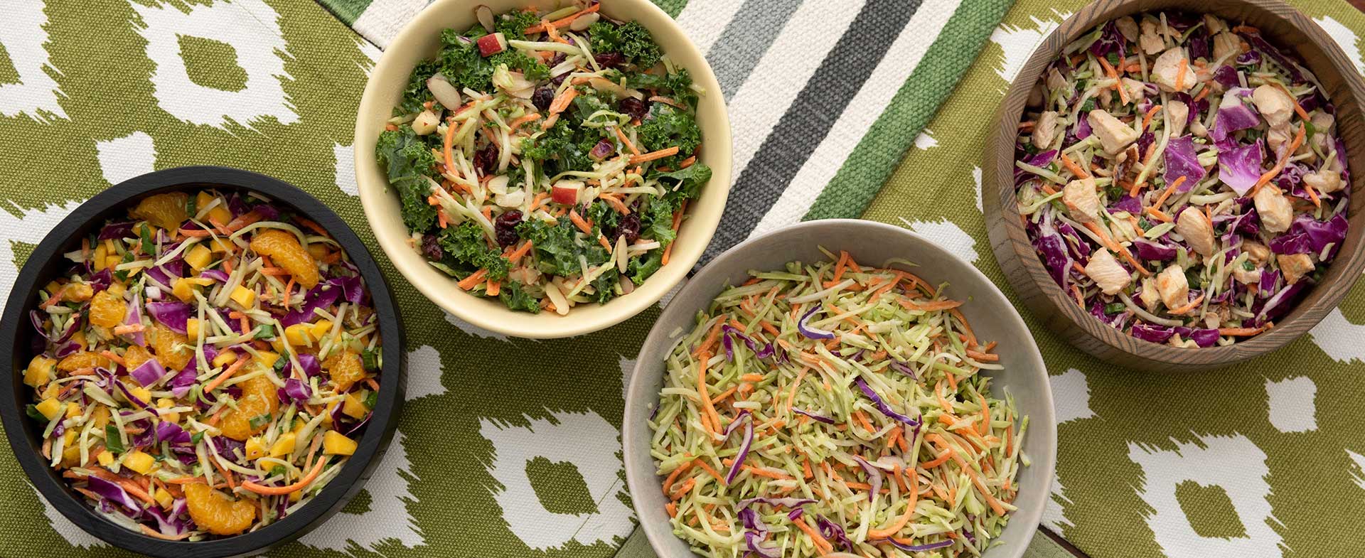 broccoli slaw 4 ways