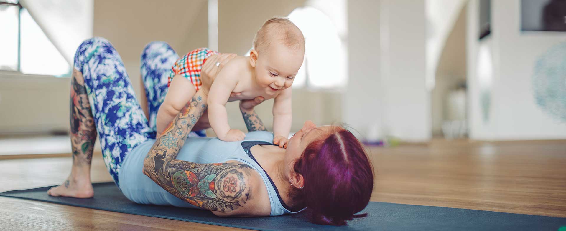 Easing into exercise after having a baby 