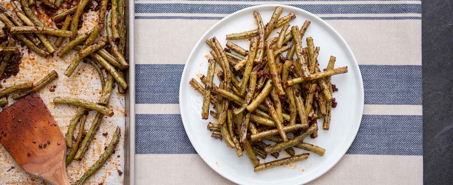 garlic roasted green beans