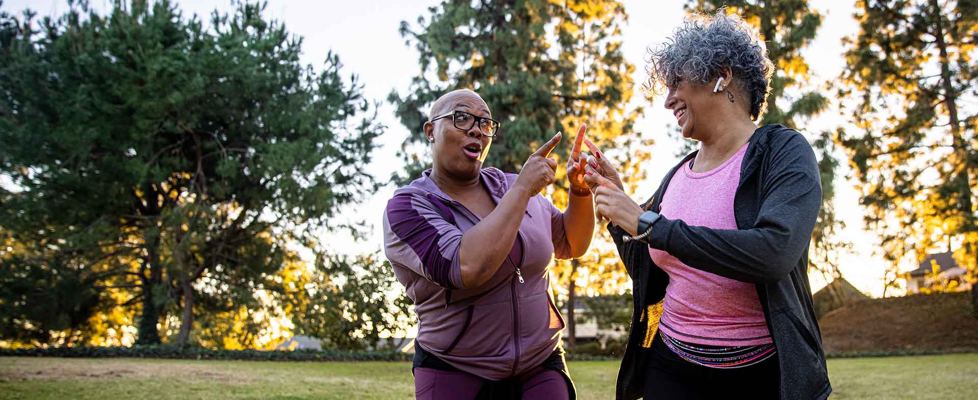 women supporting women's heart health