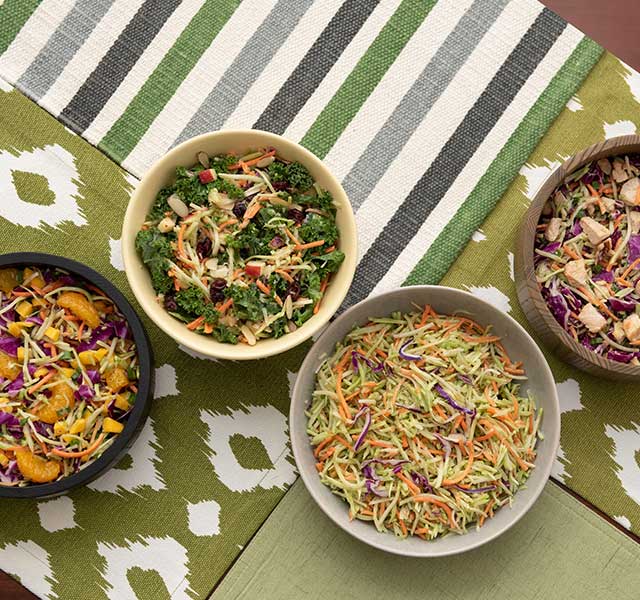broccoli slaw 4 ways
