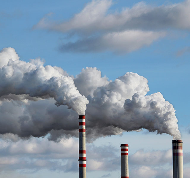 smoke stacks pollution