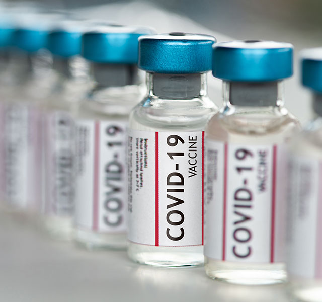 covid vaccine bottles