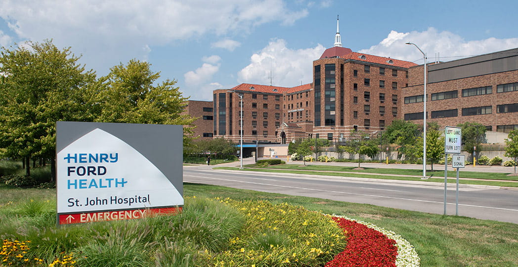 Exterior view of Henry Ford St. John Hospital