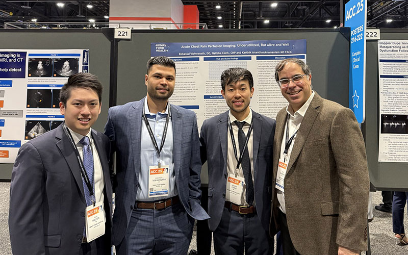 Group of cardio disease fellows at conference