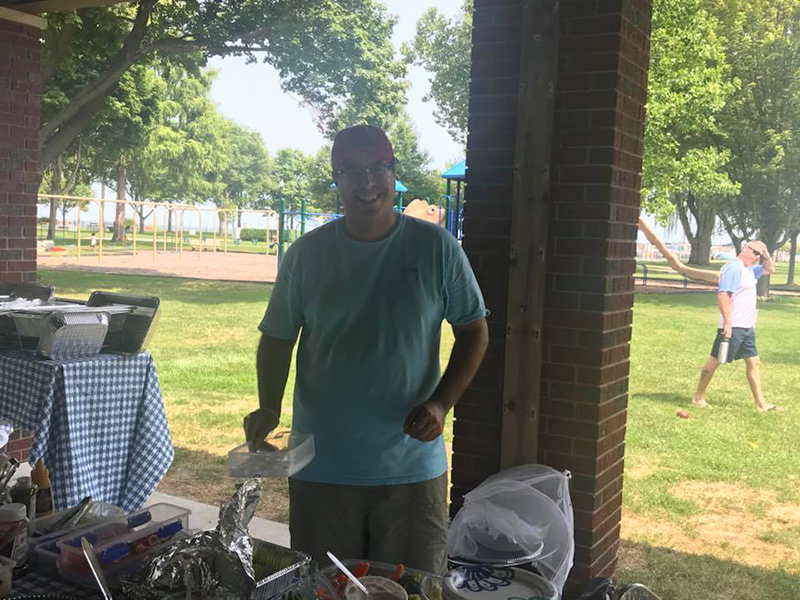 Dr Rabbani hosting the annual Fellowship Picnic