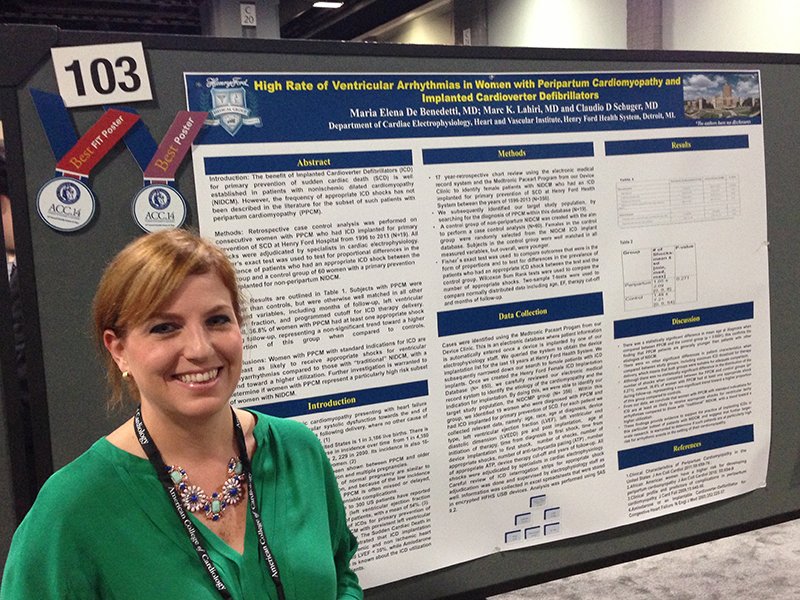 Fellow poster at the American College of Cardiology Scientific Sessions