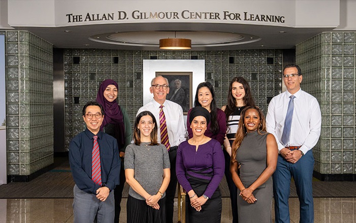 Maternal Fetal Medicine team posed together at Henry Ford Health
