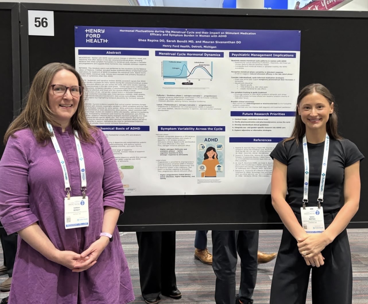 American Psychiatric Association Annual Meeting 2026 posed with research presentation