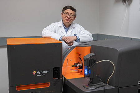 Dr. Mi with Hyperion machine