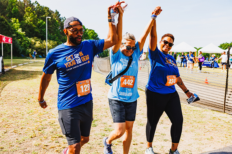 Patient Brooke with Runners