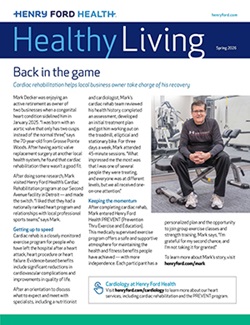 Thumbnail preview of healthy living newsletter Spring 2026 edition