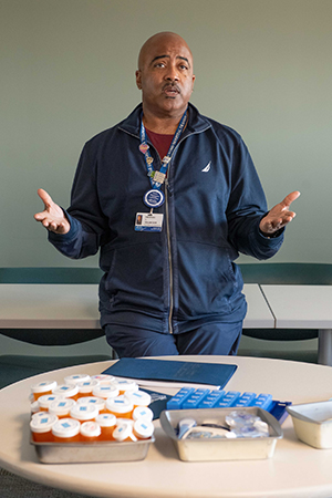 Transplant patient Michael Love