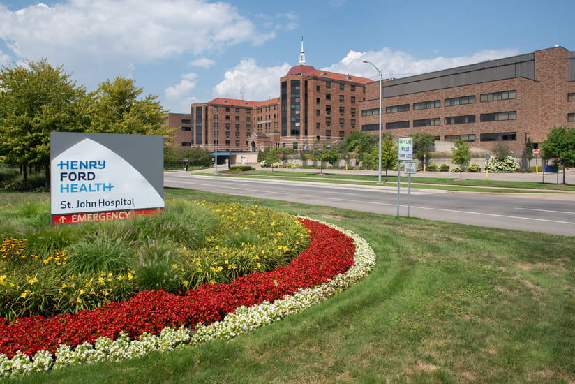 Exterior view of Henry Ford St. John Hospital